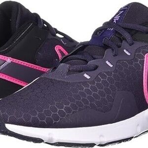 Nike Legend Essential 2 Women's Workout Shoes 12 Black/Purple/Pink (CQ9545-014)